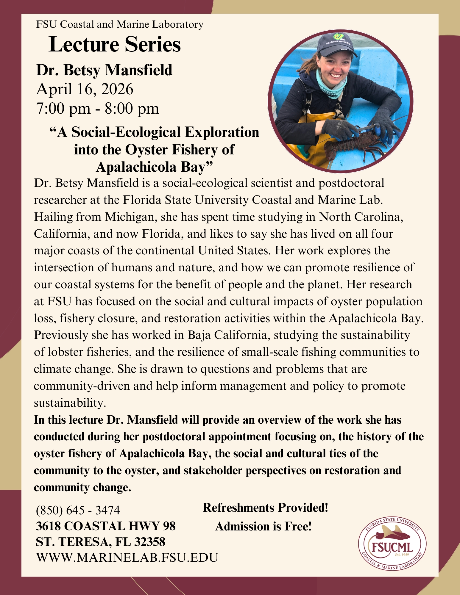 Betsy Lecture Poster